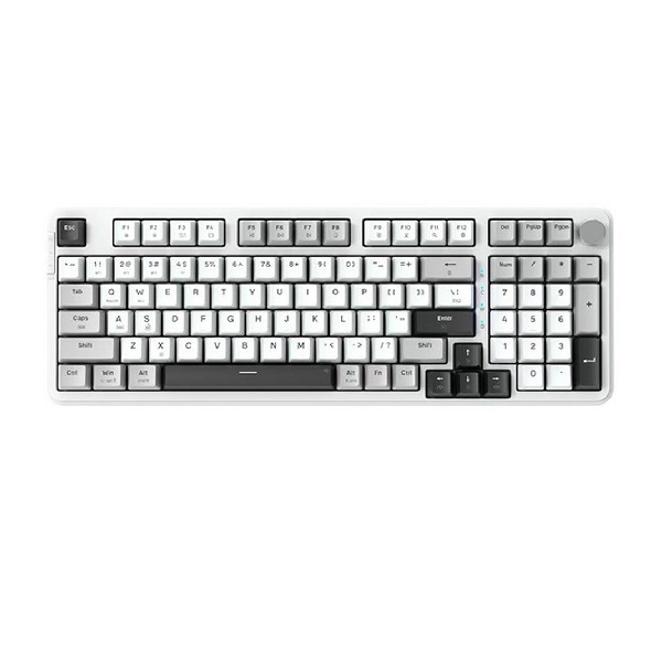 Bàn phím cơ EDRA EK398W Blueberry Linear (Gray - White - Black)