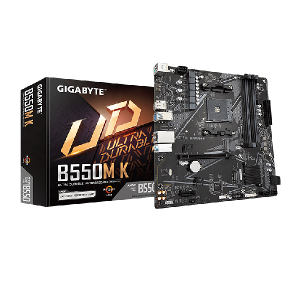 Mainboard Gigabyte B550M K (4 x DDR5/ 128 GB/ AM4/ Micro ATX)