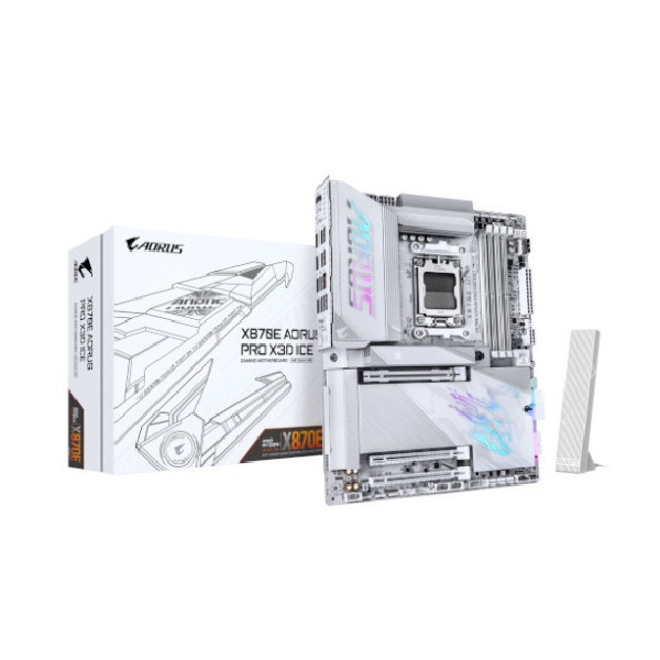 Mainboard Gigabyte X870E AORUS PRO X3D ICE (4 x DDR5/ 256GB/ AM5/ ATX)
