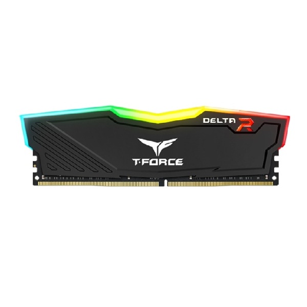 Ram Desktop TeamGroup T-Force Delta Black RGB 16GB DDR4 3200Mhz