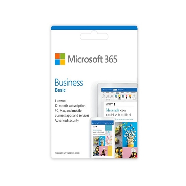 Phần mềm Microsoft 365 Business Basic Annual CSP